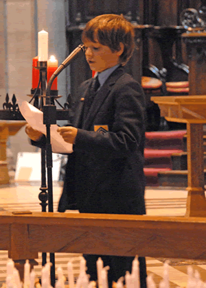 Junior School Pupil reading