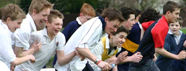School run:- Boys start